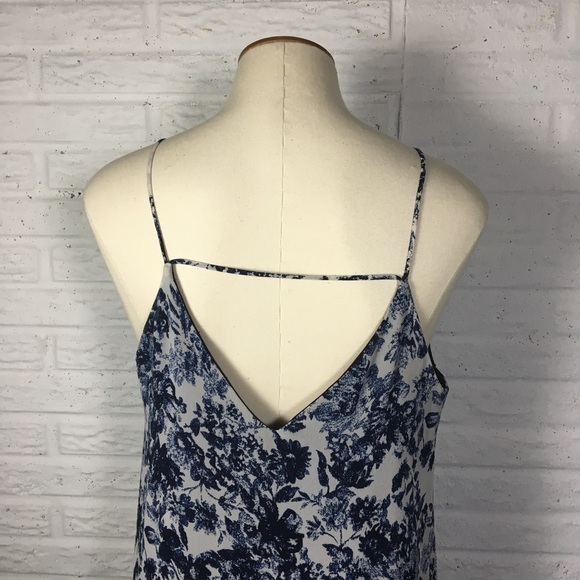 ASTR Small Floral Lace Trim Slip Dress Strappy - Picture 6 of 8